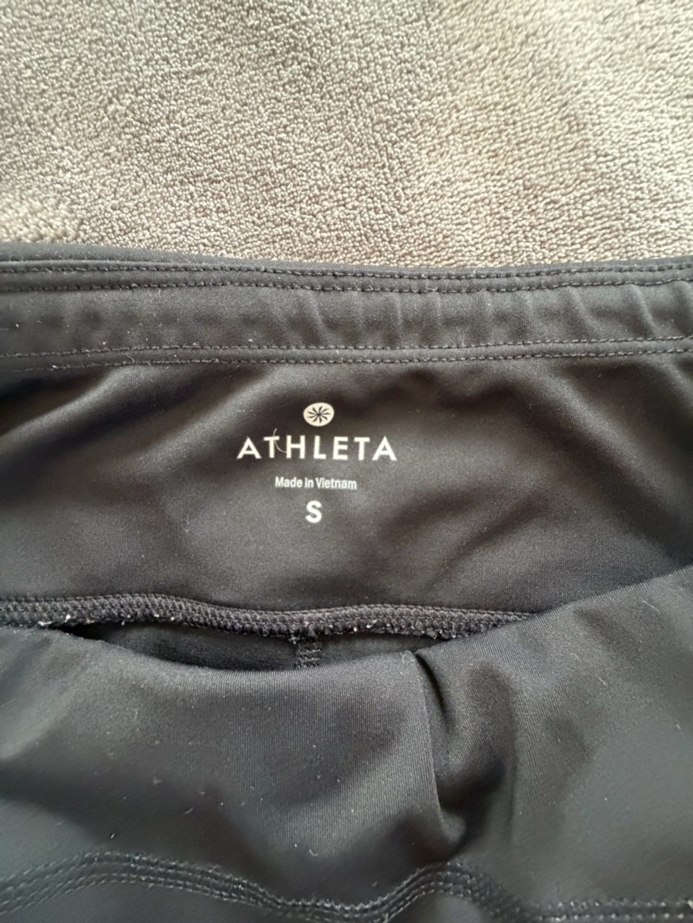 Athleta Black Performance Leggings - Picture 3 of 4